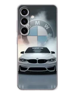 Чохол для Samsung Galaxy M56 з картинкою «BMW в білому диму» Чохол для Samsung Galaxy M56 з картинкою «BMW в білому диму»