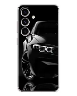 Чохол для Samsung Galaxy M56 з картинкою «Чорна BMW — профіль» Чохол для Samsung Galaxy M56 з картинкою «Чорна BMW — профіль»