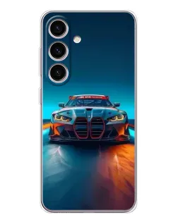 Чохол для Samsung Galaxy M56 з картинкою «BMW — вогні неону» Чохол для Samsung Galaxy M56 з картинкою «BMW — вогні неону»