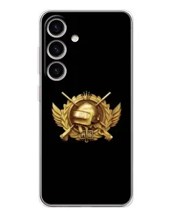 Чохол для Samsung Galaxy M56 з картинкою «PUBG — помаранчевий градієнт»