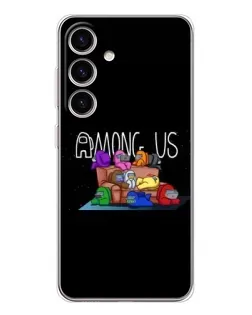 Чохол для Samsung Galaxy M56 з картинкою «Логотип Among Us»