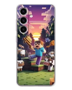 Чохол для Samsung Galaxy M56 з картинкою «Стів на фермі»