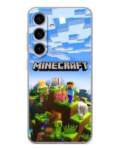Чехол для Samsung Galaxy M56 с картинкой «Minecraft классический мир» Чехол для Samsung Galaxy M56 с картинкой «Minecraft классический мир»