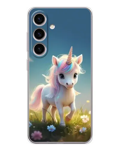 Чехол для Samsung Galaxy M56 с картинкой «Единорог на поляне» Чехол для Samsung Galaxy M56 с картинкой «Единорог на поляне»