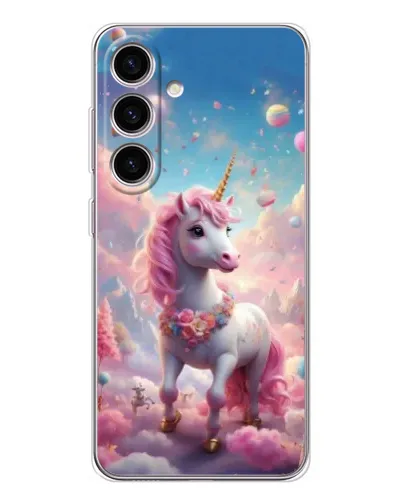Чехол для Samsung Galaxy M56 с картинкой «Единорог среди облаков» Чехол для Samsung Galaxy M56 с картинкой «Единорог среди облаков»
