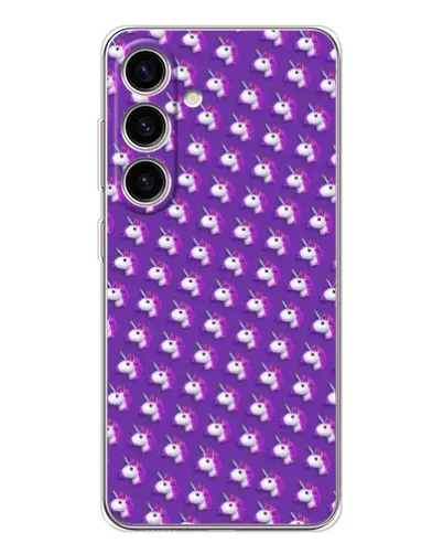 Чехол для Samsung Galaxy M56 с картинкой «Единороги на фиолетовом» Чехол для Samsung Galaxy M56 с картинкой «Единороги на фиолетовом»