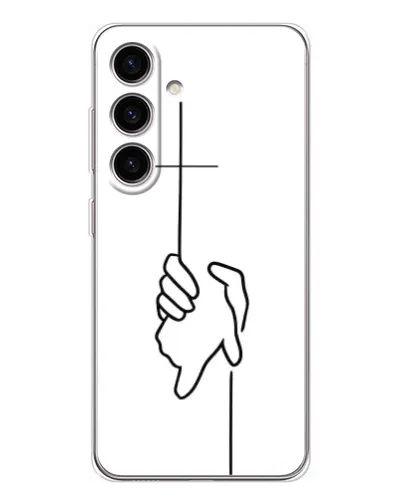 Чехол для Samsung Galaxy M56 с картинкой «Рука держит» Чехол для Samsung Galaxy M56 с картинкой «Рука держит»