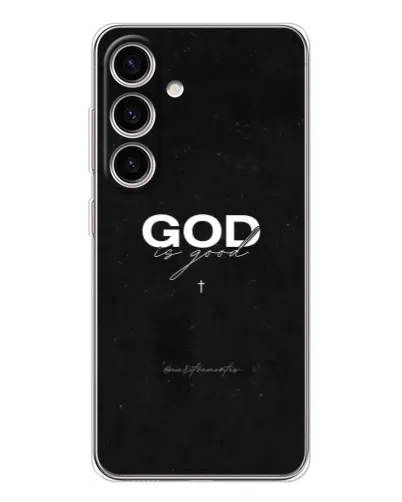 Чехол для Samsung Galaxy M56 с картинкой «GOD — Бог над всем» Чехол для Samsung Galaxy M56 с картинкой «GOD — Бог над всем»