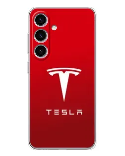 Чехол для Samsung Galaxy M56 с картинкой «Tesla Red Classic» Чехол для Samsung Galaxy M56 с картинкой «Tesla Red Classic»