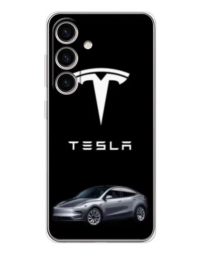 Чехол для Samsung Galaxy M56 с картинкой «Tesla Model Y» Чехол для Samsung Galaxy M56 с картинкой «Tesla Model Y»