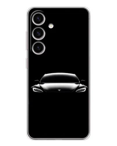 Чехол для Samsung Galaxy M56 с картинкой «Фары Tesla Night» Чехол для Samsung Galaxy M56 с картинкой «Фары Tesla Night»