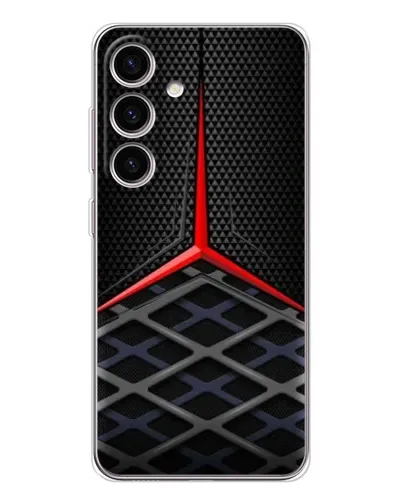Чехол для Samsung Galaxy M56 с картинкой «Mercedes Carbon Grid»
