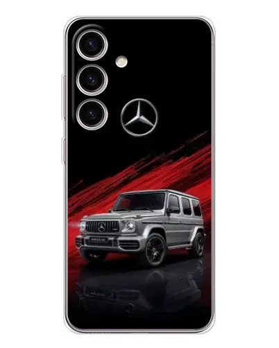 Чехол для Samsung Galaxy M56 с картинкой «Mercedes G-Class красный»
