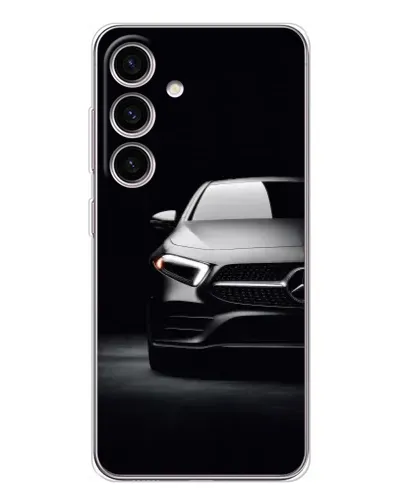 Чехол для Samsung Galaxy M56 с картинкой «Свет фар Mercedes»