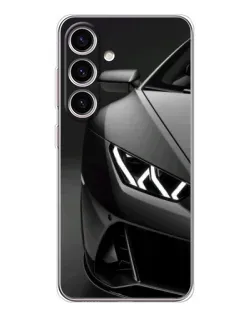 Чехол для Samsung Galaxy M56 с картинкой «Lamborghini фары детализация»