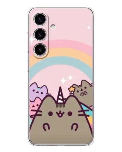 Чехол для Samsung Galaxy M56 с картинкой «Единорог Pusheen»