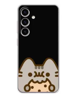 Чохол для Samsung Galaxy M56 з картинкою «Пушин на чорному» Чохол для Samsung Galaxy M56 з картинкою «Пушин на чорному»