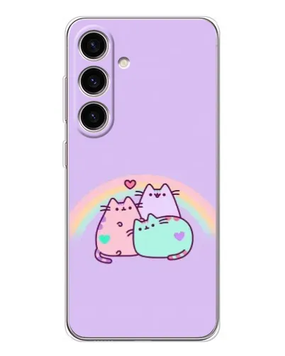Чехол для Samsung Galaxy M56 с картинкой «Радужные Пушины»