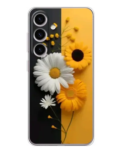 Чехол для Samsung Galaxy M56 с картинкой «Подсолнух и ромашка» Чехол для Samsung Galaxy M56 с картинкой «Подсолнух и ромашка»