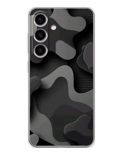 Чехол для Samsung Galaxy M56 с картинкой «Темный абстрактный камуфляж»