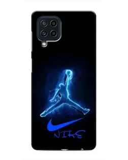 Чехол для Samsung Galaxy M62 с картинкой «Jordan Neon Blue»