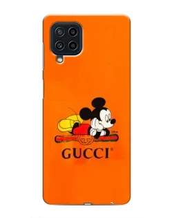 Чохол для Samsung Galaxy M62 з картинкою «Міккі Маус Gucci — помаранч»