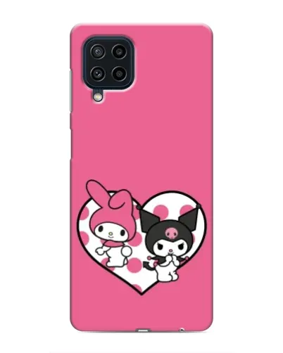 Чехол для Samsung Galaxy M62 с картинкой «Kuromi и My Melody» Чехол для Samsung Galaxy M62 с картинкой «Kuromi и My Melody»