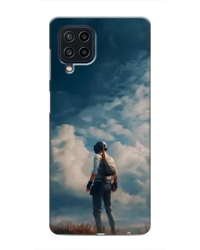 Чехол для Samsung Galaxy M62 с картинкой «Герой PUBG на скале» Чехол для Samsung Galaxy M62 с картинкой «Герой PUBG на скале»