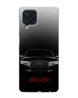Чехол для Samsung Galaxy M62 с картинкой «Audi — градиентный контур»
