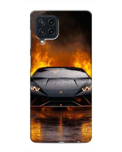 Чехол для Samsung Galaxy M62 с картинкой «Lamborghini в огне» Чехол для Samsung Galaxy M62 с картинкой «Lamborghini в огне»