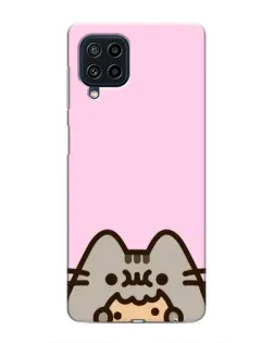 Чохол для Samsung Galaxy M62 з картинкою «Pusheen та печиво»