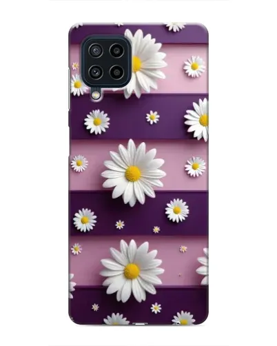 Чехол для Samsung Galaxy M62 с картинкой «Ромашки на фиолетовом» Чехол для Samsung Galaxy M62 с картинкой «Ромашки на фиолетовом»