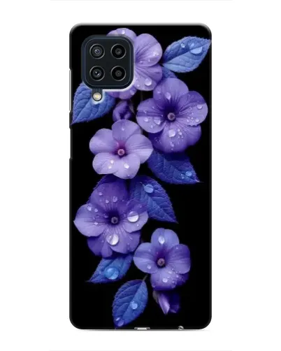 Чехол для Samsung Galaxy M62 с картинкой «Фиолетовые цветы с росою» Чехол для Samsung Galaxy M62 с картинкой «Фиолетовые цветы с росою»