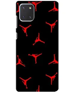 Чехол для Samsung Galaxy Note 10 Lite с картинкой «Jordan Red Pattern» Чехол для Samsung Galaxy Note 10 Lite с картинкой «Jordan Red Pattern»