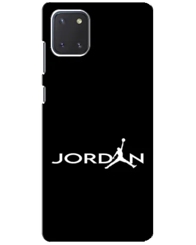 Чехол для Samsung Galaxy Note 10 Lite с картинкой «Jordan White Logo»