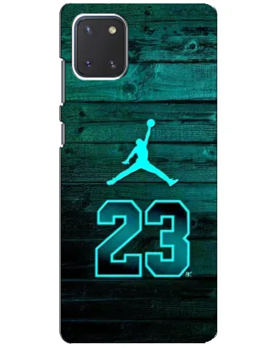 Чехол для Samsung Galaxy Note 10 Lite с картинкой «Jordan Cyan 23»