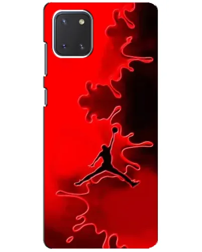Чехол для Samsung Galaxy Note 10 Lite с картинкой «Jordan Red Smoke»