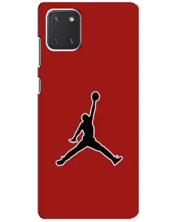 Чехол для Samsung Galaxy Note 10 Lite с картинкой «Jordan Red Back»