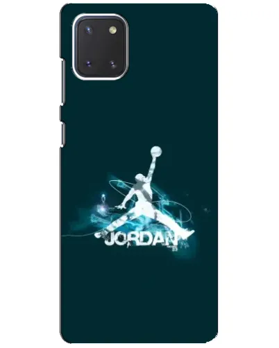Чехол для Samsung Galaxy Note 10 Lite с картинкой «Jordan Blue Fire»