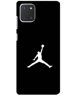 Чехол для Samsung Galaxy Note 10 Lite с картинкой «Jordan Silhouette»