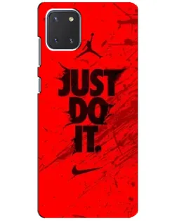 Чехол для Samsung Galaxy Note 10 Lite с картинкой «Nike Just Do It»
