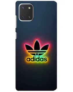 Чохол для Samsung Galaxy Note 10 Lite з картинкою «Неоновий Adidas»