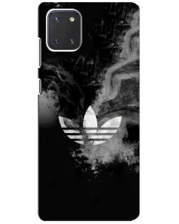 Чохол для Samsung Galaxy Note 10 Lite з картинкою «Абстрактний дим Adidas»