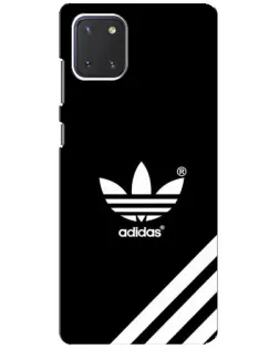 Чохол для Samsung Galaxy Note 10 Lite з картинкою «Adidas з діагональними смугами»