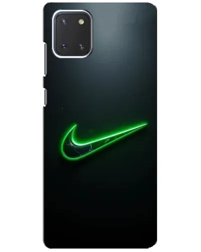 Чехол для Samsung Galaxy Note 10 Lite с картинкой «Неоновый контур Nike» Чехол для Samsung Galaxy Note 10 Lite с картинкой «Неоновый контур Nike»