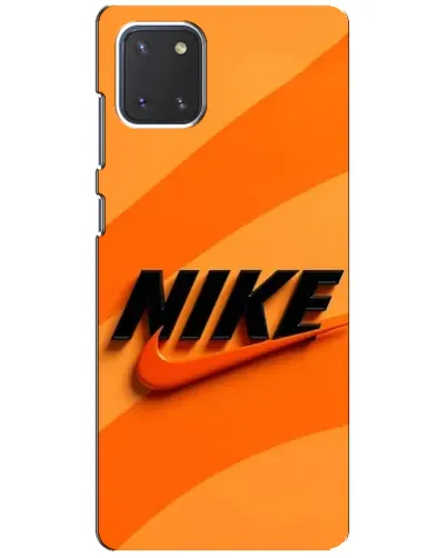 Чехол для Samsung Galaxy Note 10 Lite с картинкой «Оранжевый драйв Nike» Чехол для Samsung Galaxy Note 10 Lite с картинкой «Оранжевый драйв Nike»