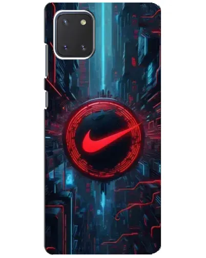 Чехол для Samsung Galaxy Note 10 Lite с картинкой «Техногенный стиль Nike» Чехол для Samsung Galaxy Note 10 Lite с картинкой «Техногенный стиль Nike»