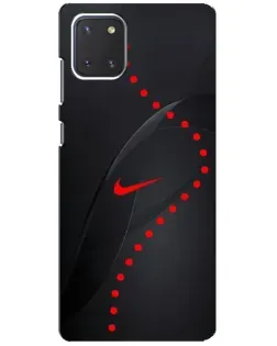 Чехол для Samsung Galaxy Note 10 Lite с картинкой «Абстрактный дизайн Nike»