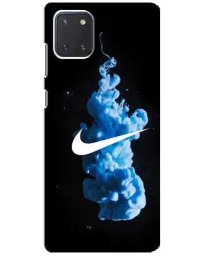 Чехол для Samsung Galaxy Note 10 Lite с картинкой «Nike и синий дым» Чехол для Samsung Galaxy Note 10 Lite с картинкой «Nike и синий дым»