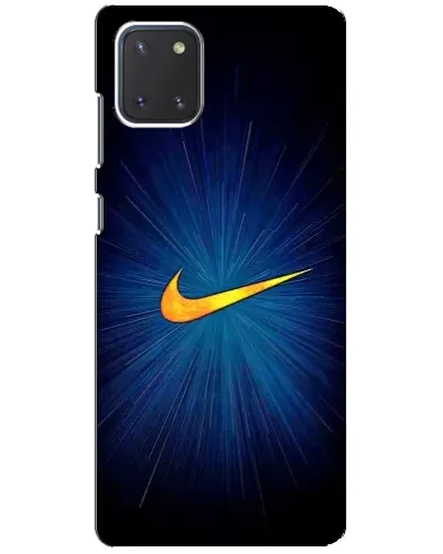 Чехол для Samsung Galaxy Note 10 Lite с картинкой «Синий пульс Nike» Чехол для Samsung Galaxy Note 10 Lite с картинкой «Синий пульс Nike»